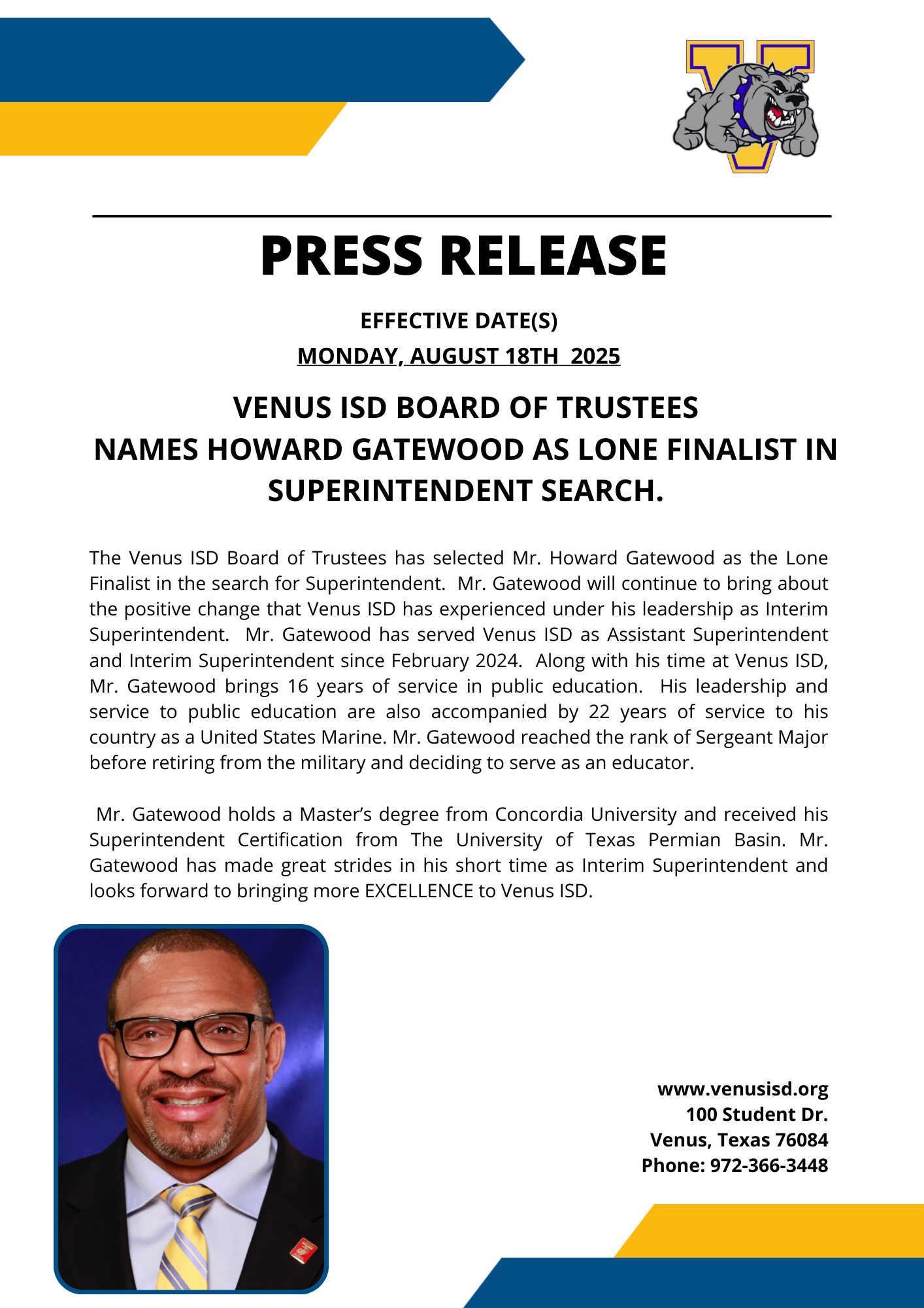 Interim Superintendent